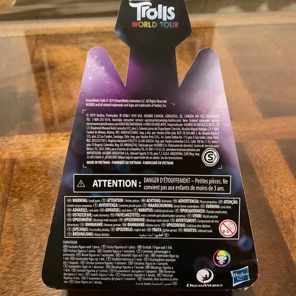 DreamWorks Trolls World Tour Poppy Troll Doll Hasbro 2019 Pink Hair Ukulele New - Picture 3 of 7